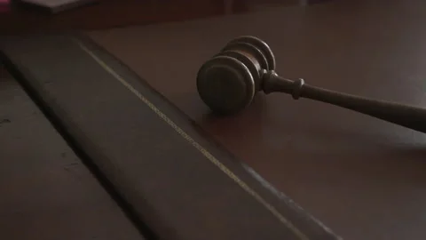 Judge's Gavel Stock Footage 224530924