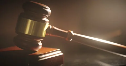 Judge's Gavel Stock Footage 287507051