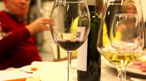 Judging the wine quality Video stock 44207335