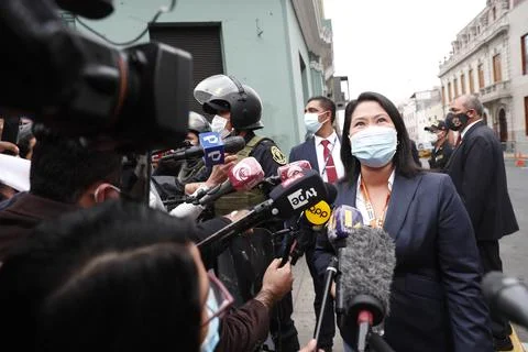 Judicial Branch analyzes the request for preventive detention against Fujimori,  Stock Photos