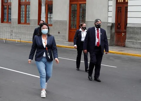 Judicial Branch analyzes the request for preventive detention against Fujimori,  Stock Photos