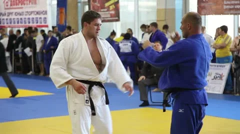 Judo Championship. Stock-Footage 12295751
