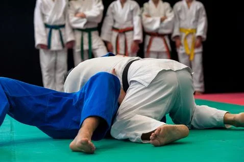 Judo combact Stock Photos