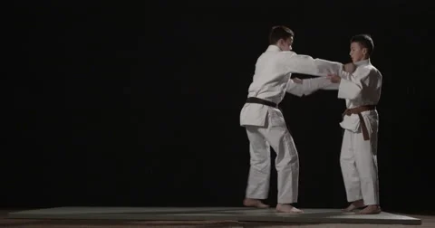 Judo throw 2 Stock-Footage 50380762