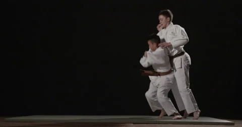 Judo throw 3 Stock Footage 50380807