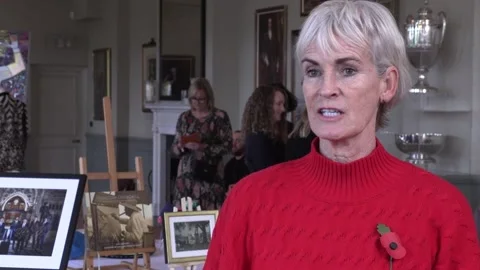 Judy Murray talks Raducanu and tennis outreach programmes Stock Footage 164466301