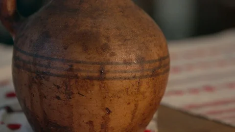 Jug of clay 스톡 동영상 94724093