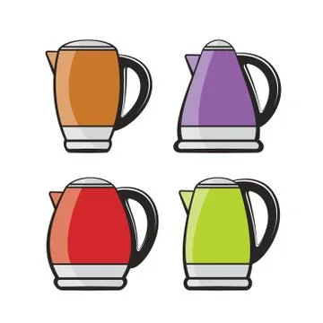 Jug in colors Stock Illustration