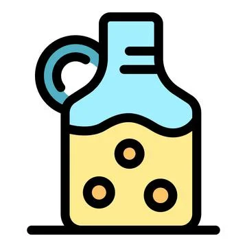 Jug containing olive oil ready for healthy cooking and salad dressing Stock Illustration