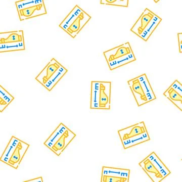 Jug drawing vector seamless pattern color Stock Illustration