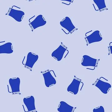Jug glass package glyph vector seamless pattern 스톡 일러스트