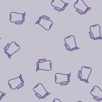 Jug glass package line vector seamless pattern Illustrazione stock