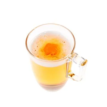 Jug of light beer isolated on white background Stock-Fotos