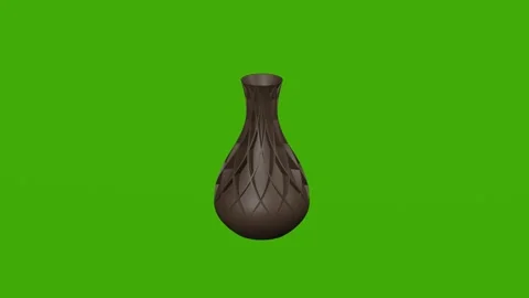 The jug model rotates on the green screen Stock Footage 279802388