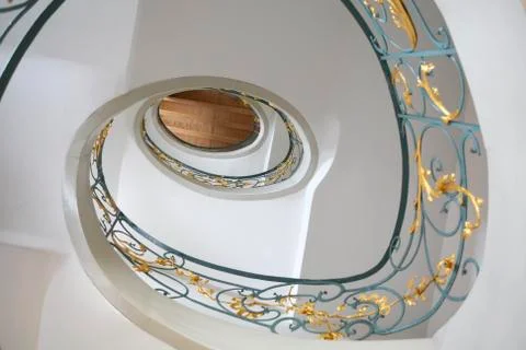 Jugendstil staircase Stock Photos