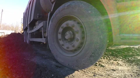 Juggernaut leaves from the excavator. Close-up. Stock Footage 58579568