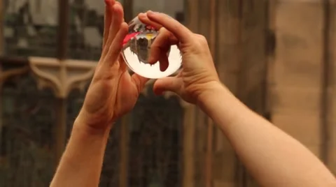 Juggler with ball Stock Footage 40930655