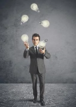 Juggler genius Stock Photos
