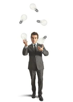 Juggler genius Stock Photos