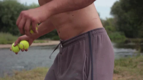 Juggling close up _3 Stock Footage 29242258