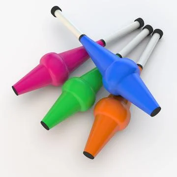 3D Model: Juggling Clubs 02 ~ Buy Now #91533393 | Pond5