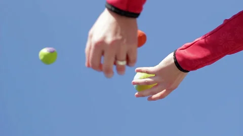 Juggling Stock Footage 1091749