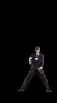 Juggling (HD with Alpha) Stock Footage 75642