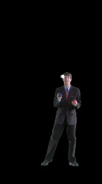 Juggling (HD with Alpha) Stock Footage 75663