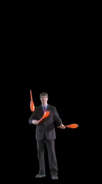 Juggling (HD with Alpha) Stock Footage 75668