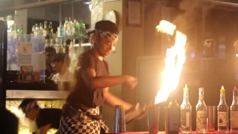 Juggling show Stock Footage 246761023