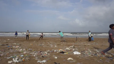 Juhu Beach  Vídeos de archivo 92190433