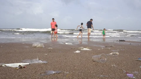 Juhu Beach  Video stock 92190687