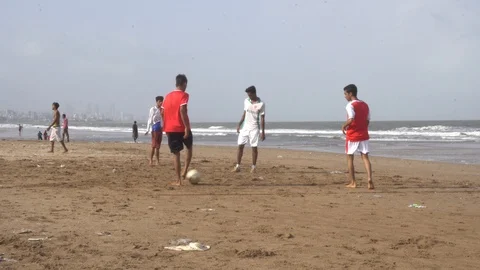 Juhu Beach Vídeos de archivo 92190708