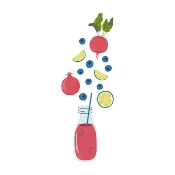 Juice 7 Stock Illustration