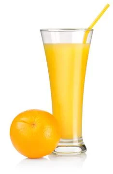 Juice and fruit Stock Photos