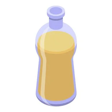 Juice apple cider icon isometric vector. Party cooking Stock Illustration