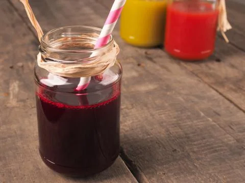 Juice of beetroot Stock Photos