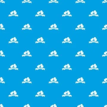 Juice berries pattern seamless blue 스톡 일러스트