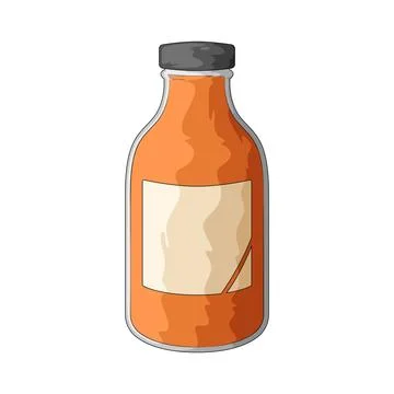 Juice bottle illustration Illustration
