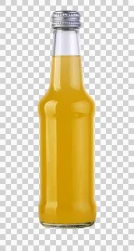 Juice bottle on transparent background, Stock Photos