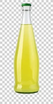 Juice bottle on transparent background Foto stock