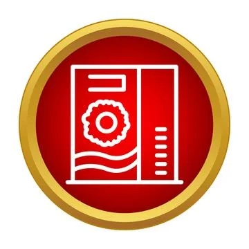Juice box packaging icon representing a beverage container Stock Illustration