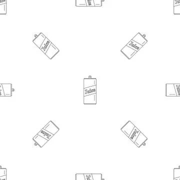 Juice can pattern seamless Stock Illustration