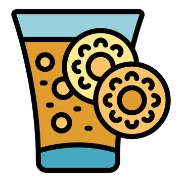 Juice carrot icon vector flat Stock Illustration