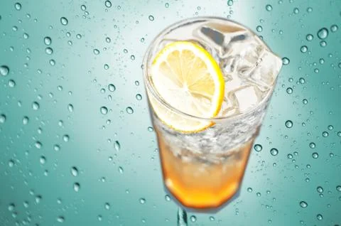 Juice drinks, desserts Stock Photos