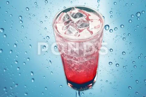 Juice drinks, desserts Stock Photos