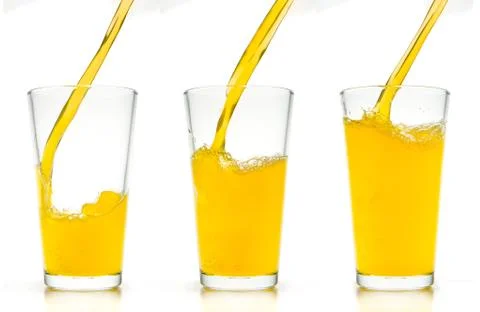 Juice in glass Stock Photos