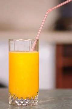Juice in a glass Stock Photos