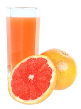 Juice of a grapefruit Stock Photos