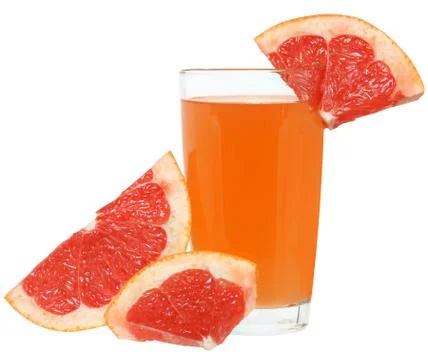 Juice of a grapefruit Stock Photos